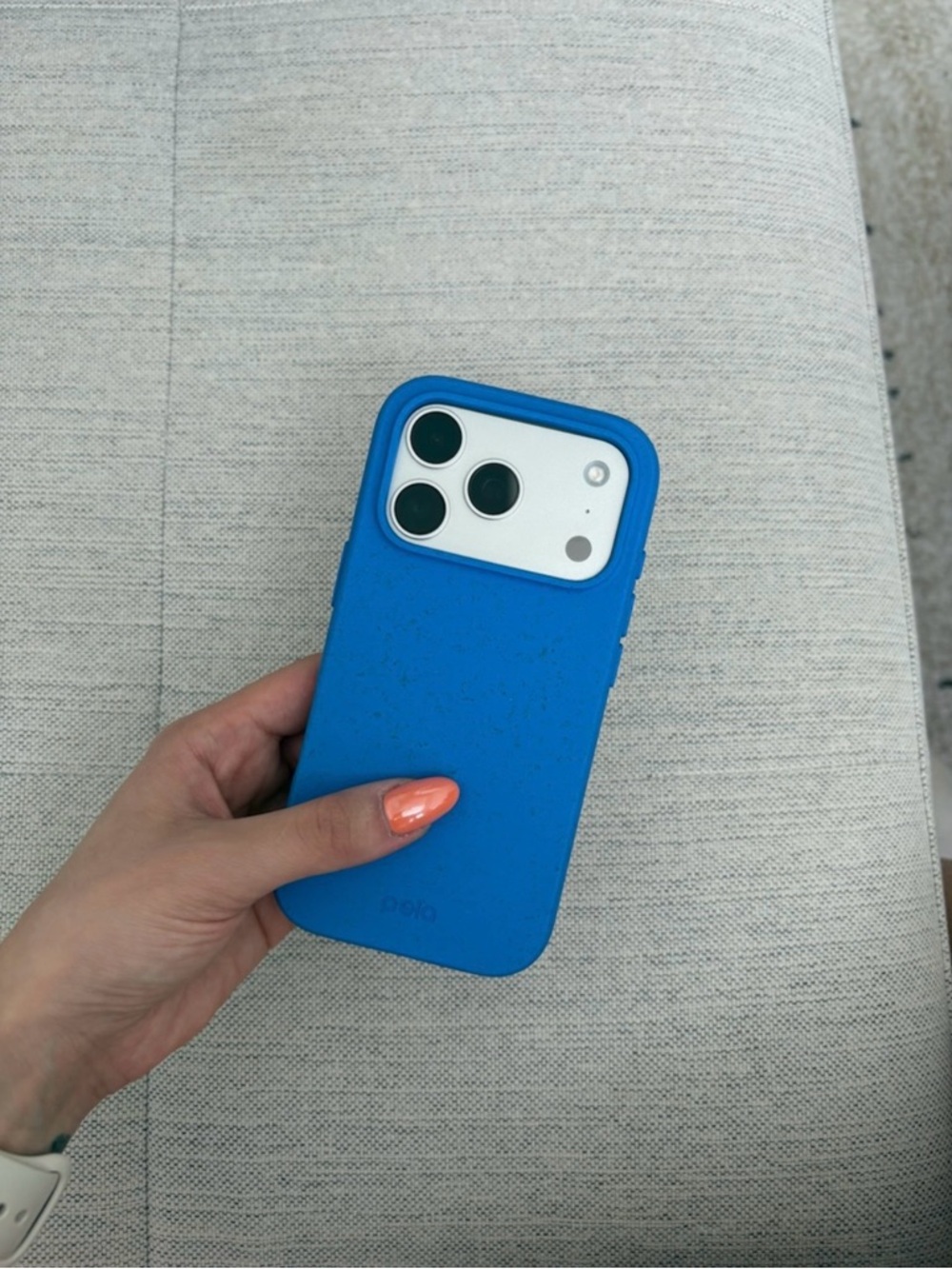 Pela Electric Blue iPhone 17 Pro Phone Case